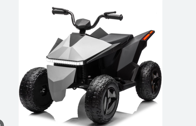 Kids ATV 4 Wheeler – 24V 2 Seater Electric Quad with 4WD, Bluetooth & LED